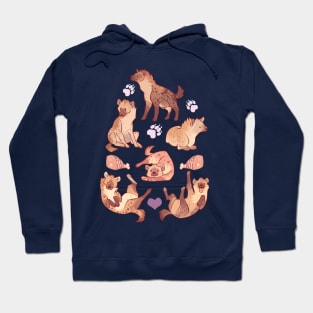 Spotted hyena no text Hoodie